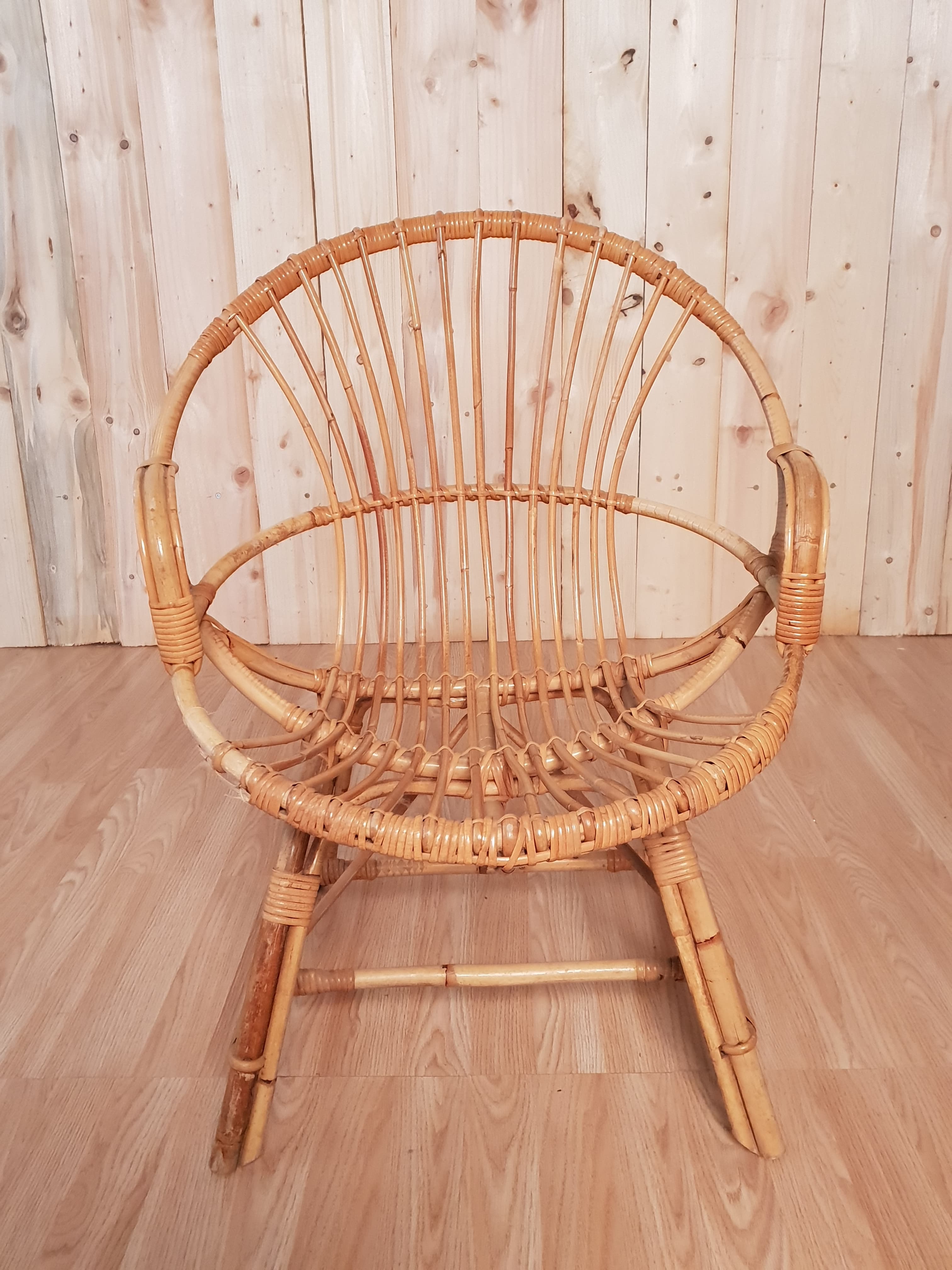Vintage rattan chair