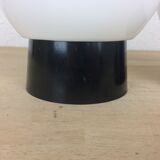 Pair of opaline globe and bakelite wall lamps RZB Leuchten