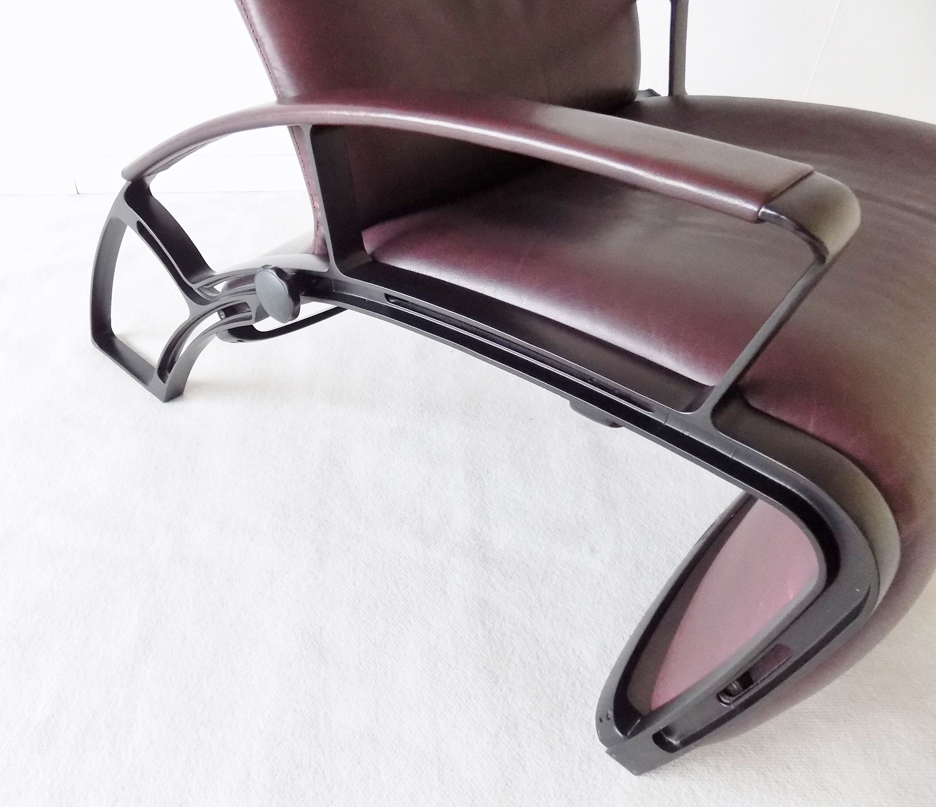 Interprofil IP84S reclining lounge chair by Ferdinand A. Porsche