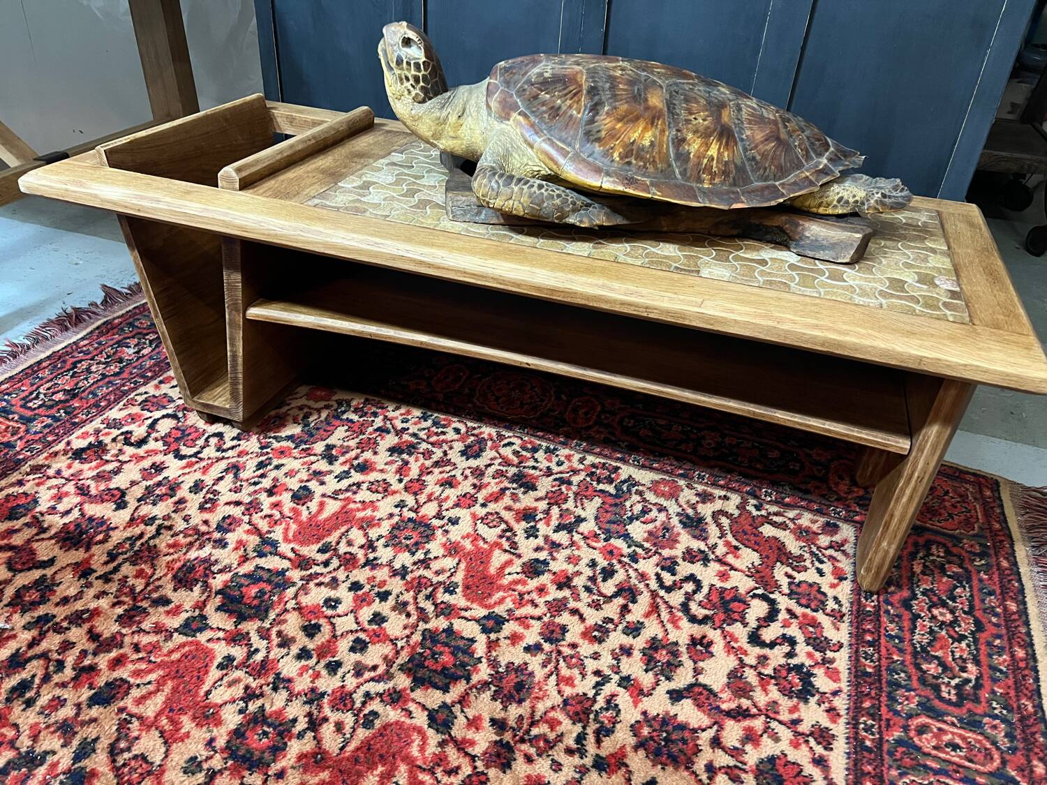 Oak coffee table published by Votre maison.