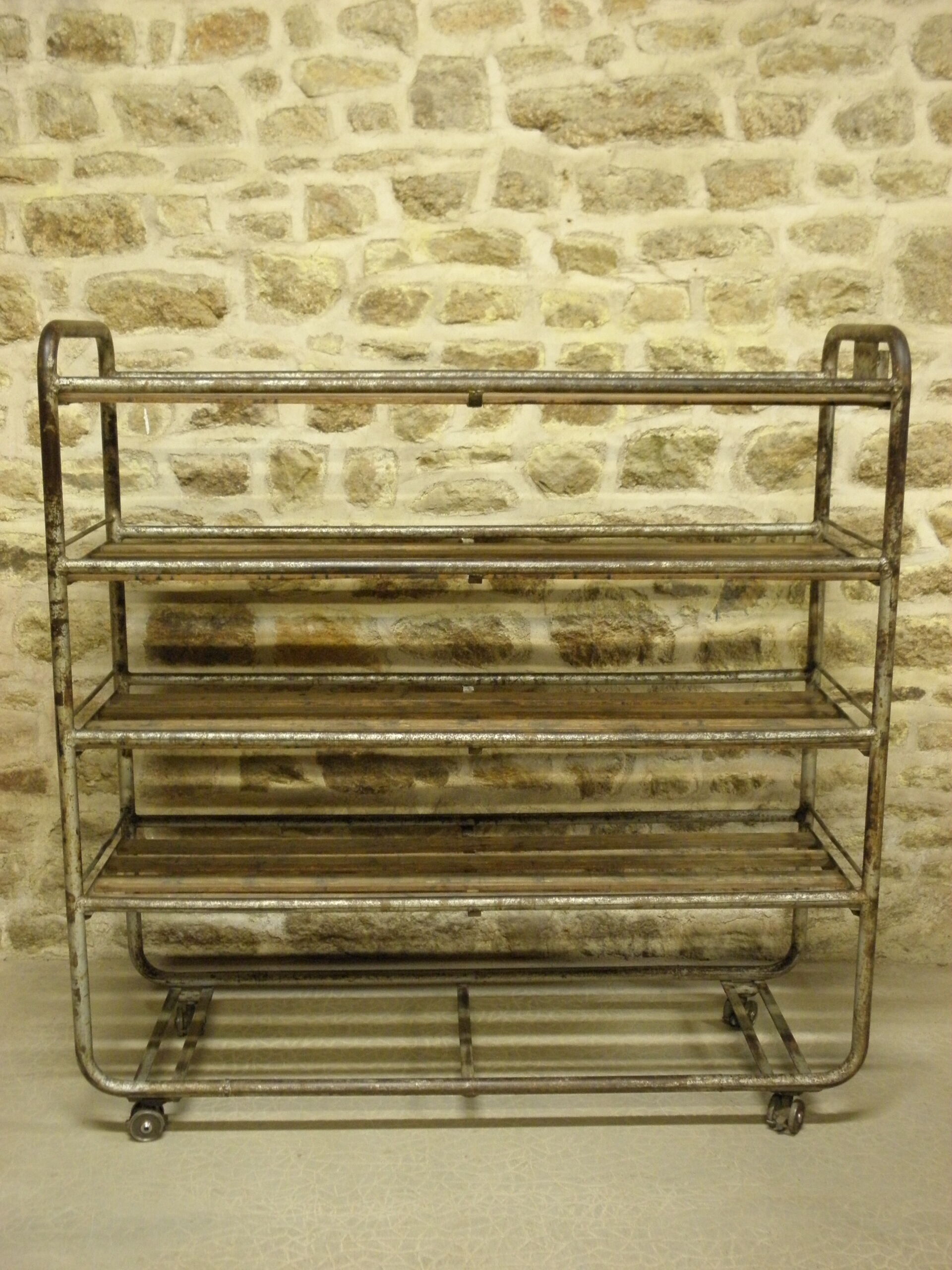 Industrial trolley, factory.