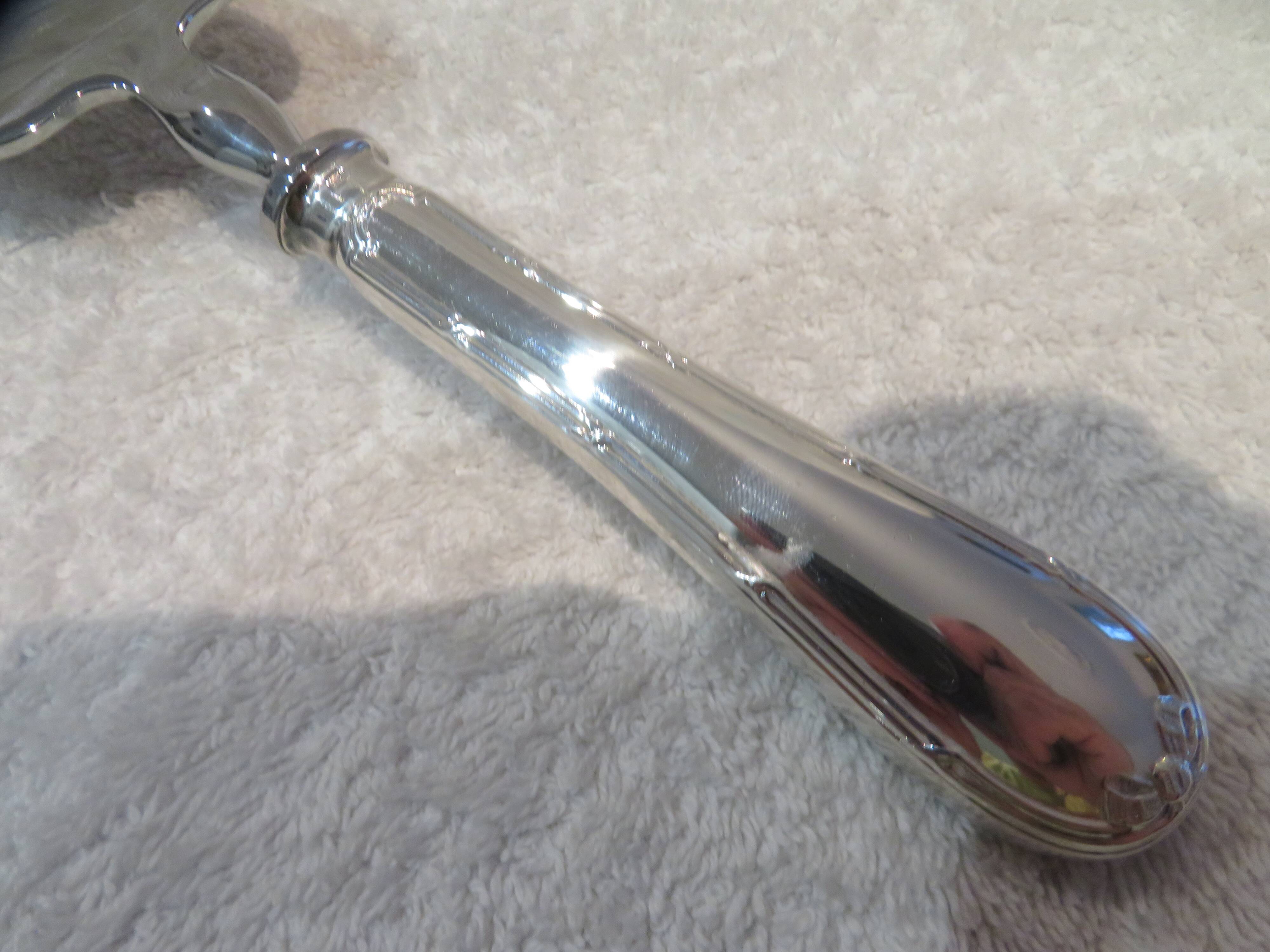 Christofle Rubans silver-plated cake or ice cream shovel