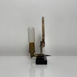 Vintage night light lamp with its agate slice diffuser