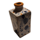 Ceramic bottle pot with flower pattern for home decor