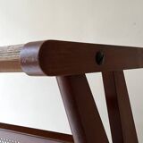 Bar cart in metal and oak by Jullian, designed in France 1960.