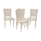 Suite de 4 chaises de style Louis XVI