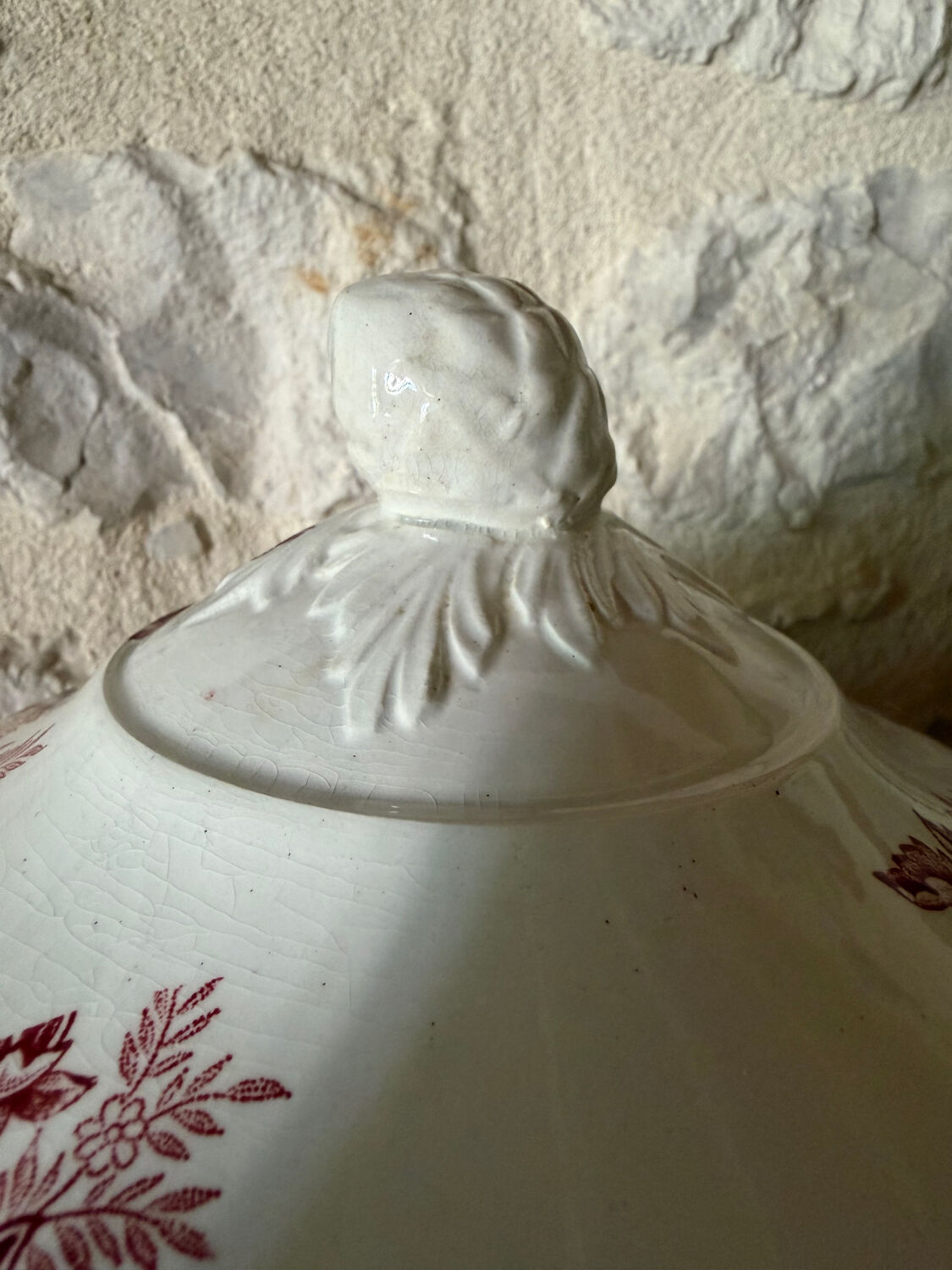 Soup tureen - fruit bowl in Saint Amandinoise ironstone