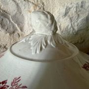 Soup tureen - fruit bowl in Saint Amandinoise ironstone