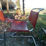 4 Marcel Breuer design chairs, model B33
