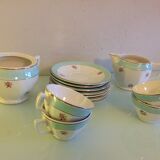 Coffee service décor Diane des faienceries de Sarreguemines / vintage 60s