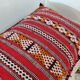 Long vintage Moroccan Berber cushion