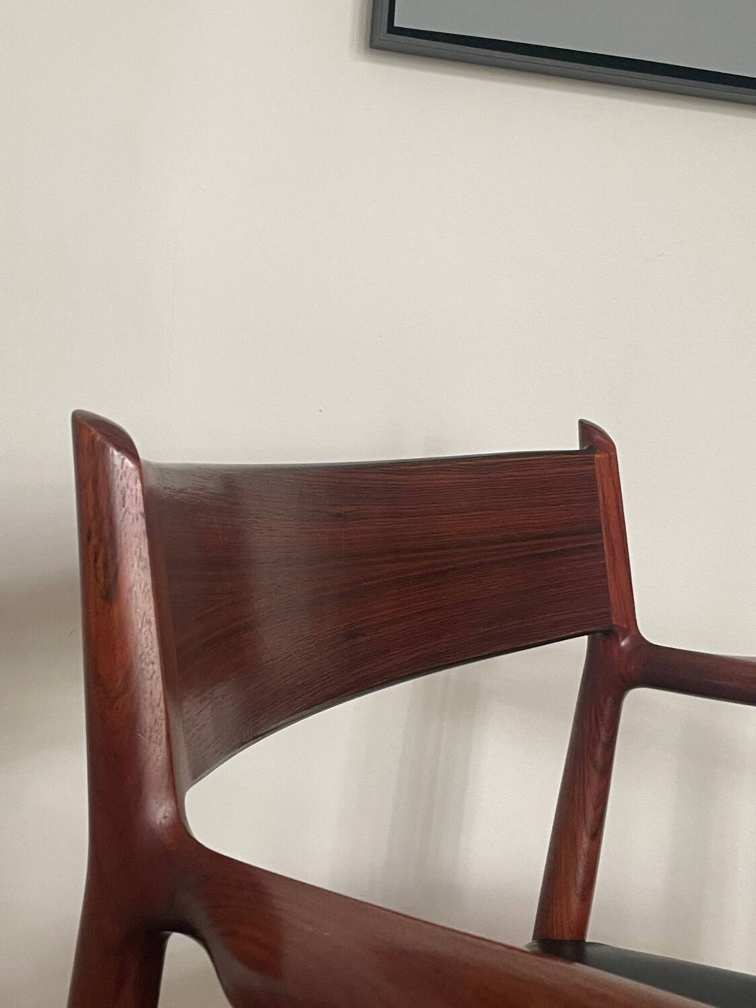 Fauteuil Arne Vodder en palissandre par Sibast 1960