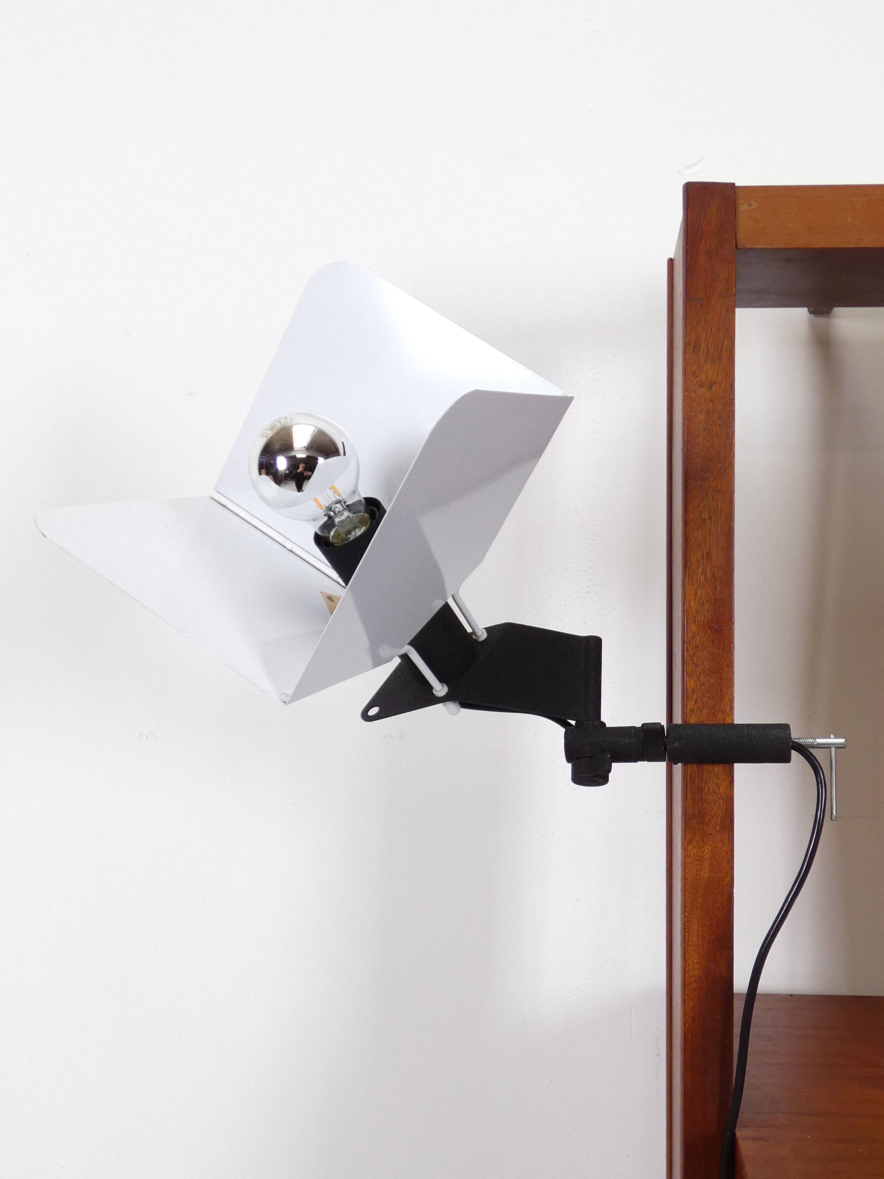 Triedro clip lamp by Joe Colombo for Stilnovo