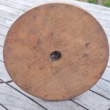 Large turned wooden lamp base