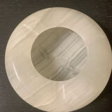 Vintage white onyx ashtray catchall