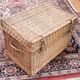 Ancien coffre en osier