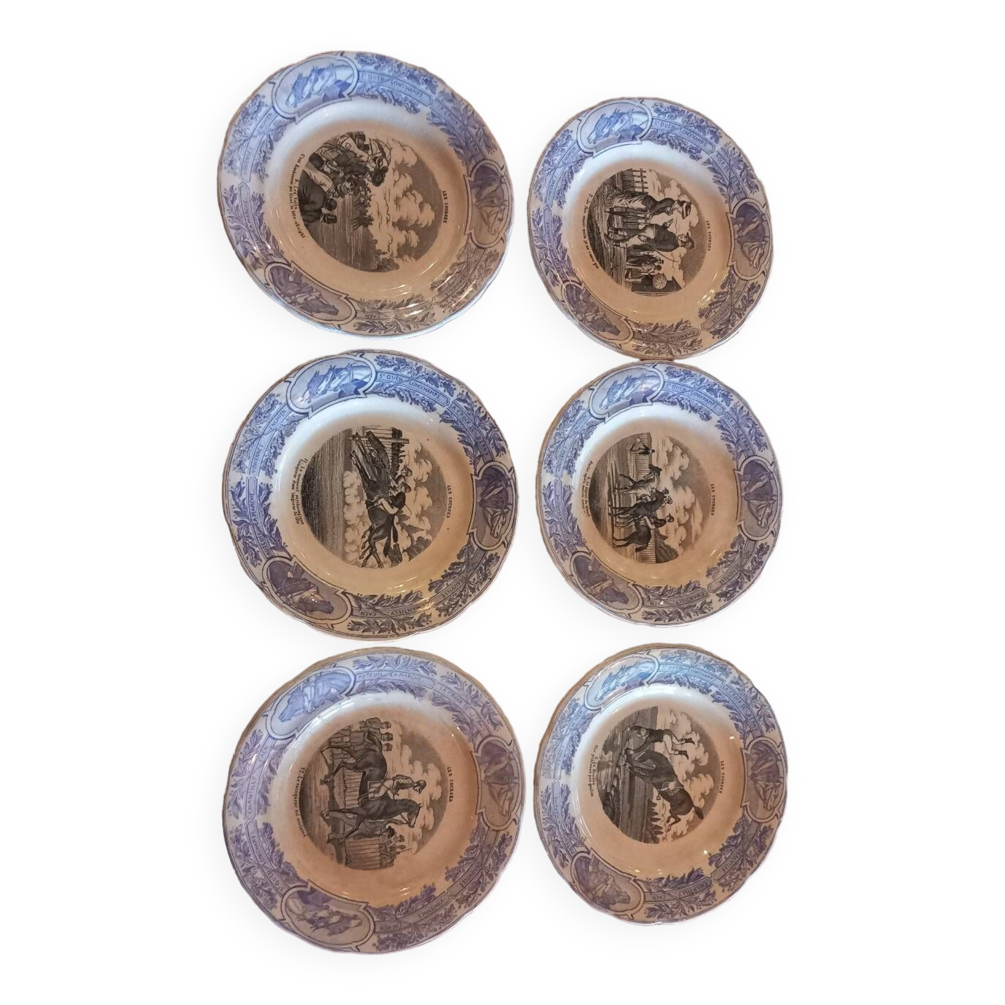 6 Talking plates. Old races