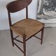 Teak and rope chair by Peter Hvidt and Orla Molgaard