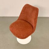 Eero Saarinen Side Chair upholstered 80s by Knoll