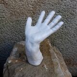 Plaster hand