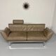 De Sede ds 140 grey 2/3 seater sofa, vintage leather, 80s design