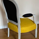 Fauteuil Victoria, style Louis Philippe