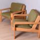 Pair of Bonanza Armchairs by E. Pajamies for Asko, Finland, 1960s