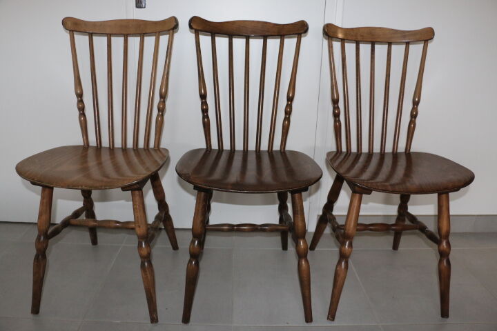 3 chairs bistro Baumann tacoma medium beech