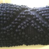 Handmade knit cushion