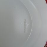 Grand Plat Oval Arcopal Veronica Myosotis Blue Flowers Opaline Vintage Retro