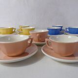 Villeroy & Boch vintage colored cups