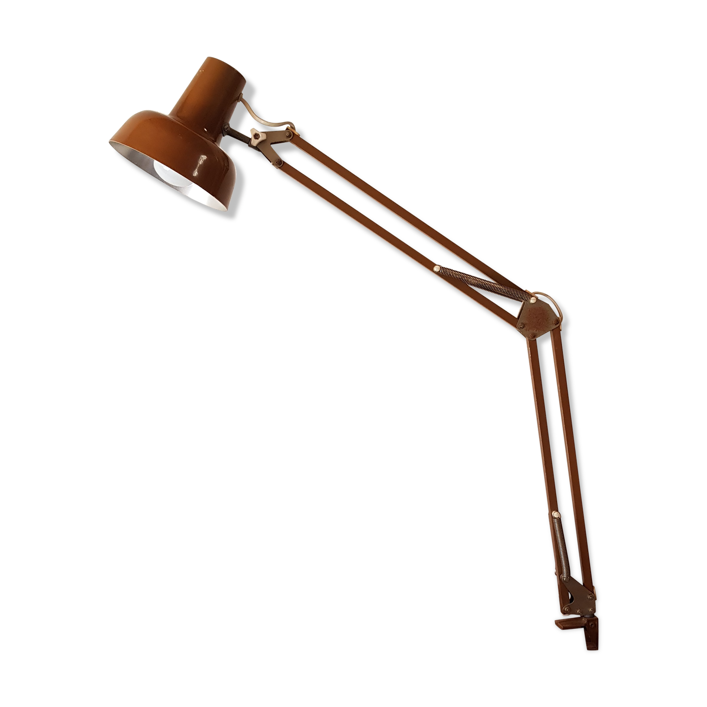 Lampe industrielle avec étau