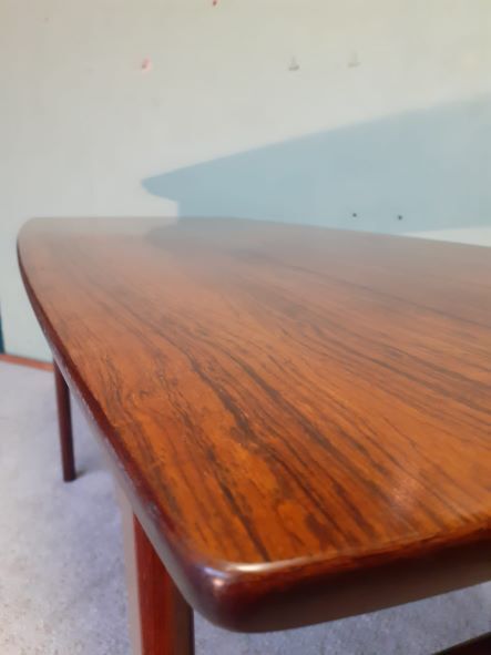 Danish adjustable coffee table by Niels Bach for A/S Mobler