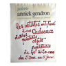 Annick GENDRON, Galerie Annick Gendron, v. 70-80. Gouache et collage sur papier