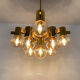 Lustre italien de laiton