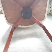 Vintage 1950s 60s dining room chair with tapered legs