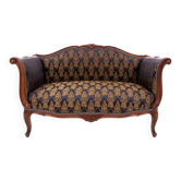 Small antique sofa from the late 19th century, France. After renovation.
