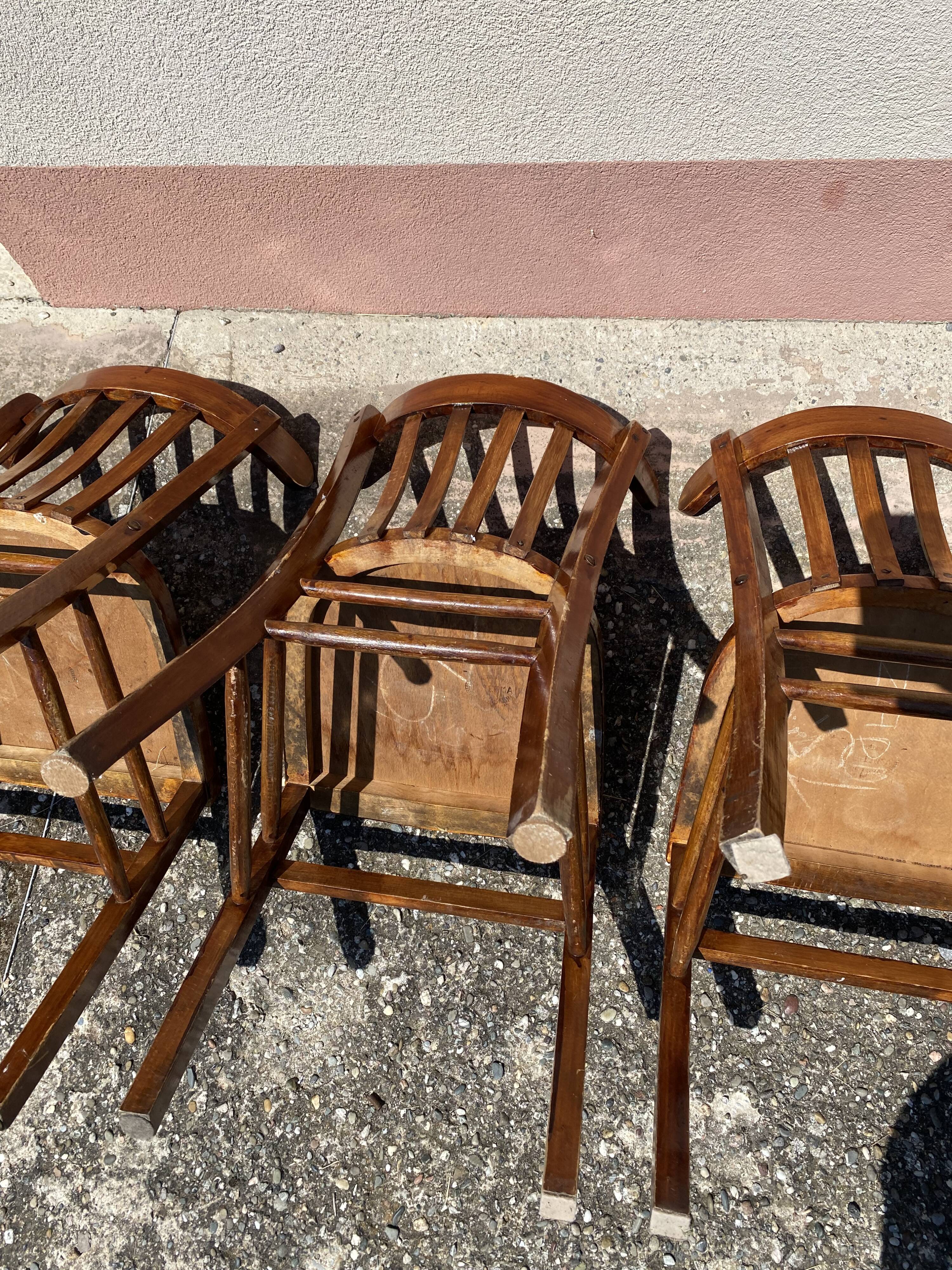 Vintage bistro chair chair from industrial bars