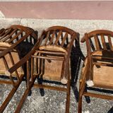 Vintage bistro chair chair from industrial bars