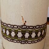 lampe de sol vintage pied en bois tourné