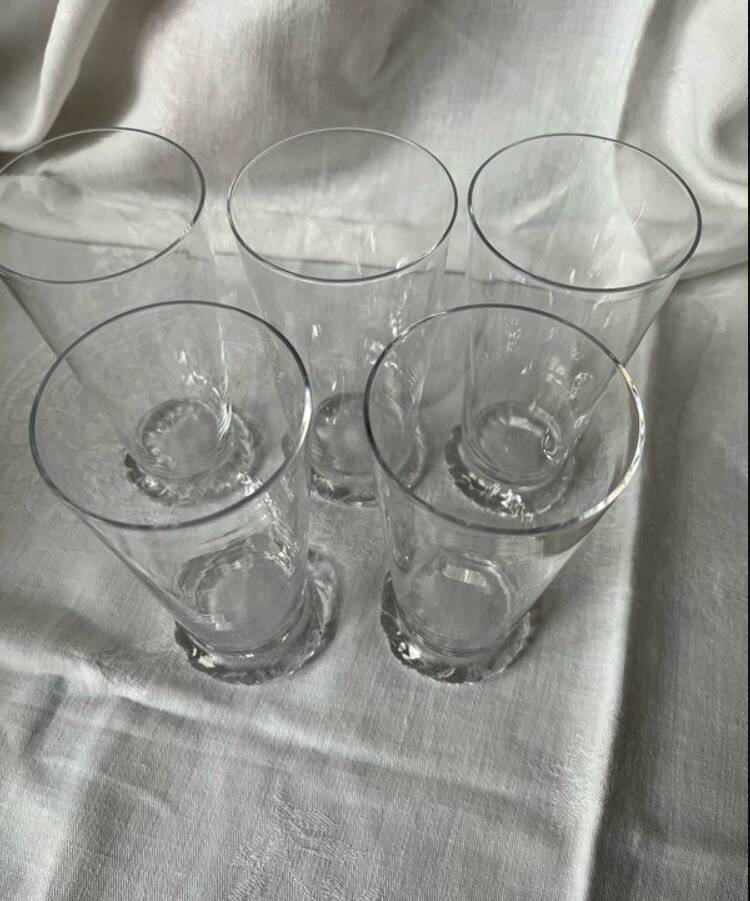 Large Daum crystal glasses Kim model