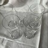 Large Daum crystal glasses Kim model