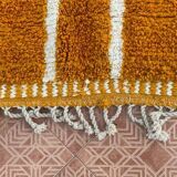 Handmade pure wool rug, size 100 x 200 cm