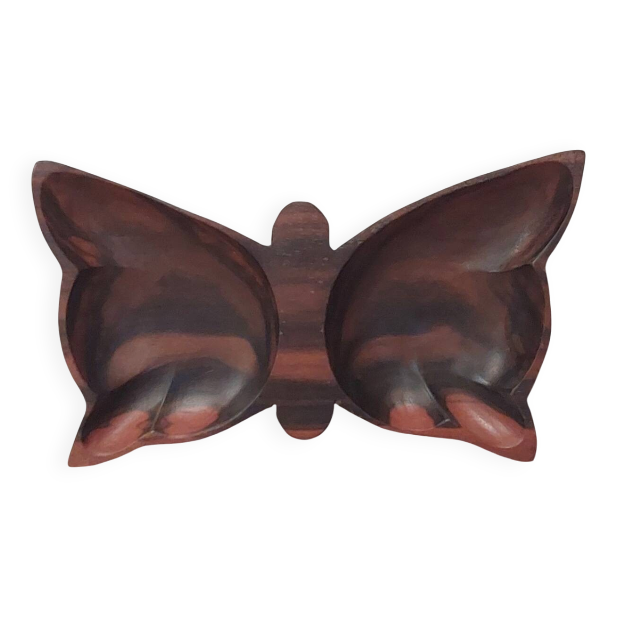 Butterfly catch-all in teak