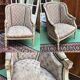 Salon Louis XVI style end XIX wooden painted