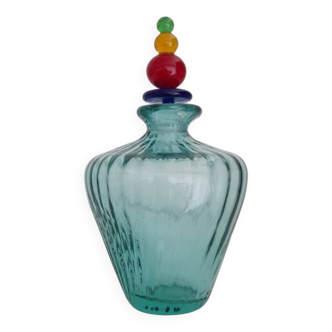 Flacon en verre de Murano 80s