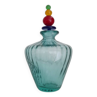 Murano glass bottle 80s