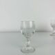 7 crystal liqueur glasses in the Baccarat Renaissance model