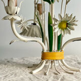 Daisy chandelier in sheet metal