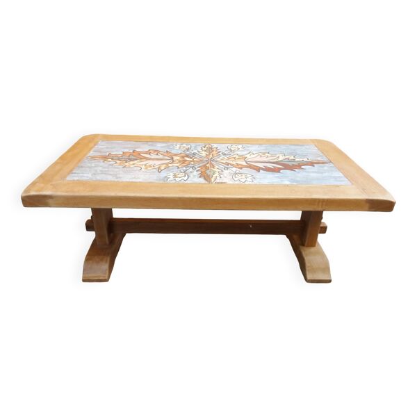 Table basse bois et céramique — Beyit